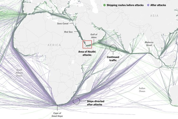 How Houthi Attacks Have Upended Global Shipping